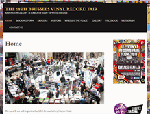 Tablet Screenshot of brusselsrecordfair.com